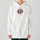 ファンシーTシャツ屋のアウトドアーワッペン夕日 Heavyweight Hoodie