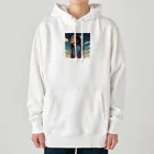 PanHanaChanのThe girl who looks at the sky Heavyweight Hoodie