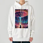 ParadigmStar　パラダイムスターのUFOに遭遇!? 不思議な猫のキャトルミューティレーション！👽🐱✨ Heavyweight Hoodie