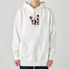 しらたまのニコニコしらちゃん Heavyweight Hoodie