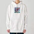 tabinchuchefのドット絵のオクトパスくん Heavyweight Hoodie