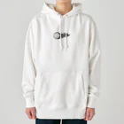 【volleyball online】の火を纏ったバレーボールの瞬間 Heavyweight Hoodie