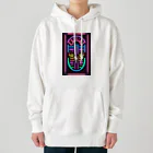 Association Against Mirroring SelfiesのAbstract_Neonsign02 Heavyweight Hoodie