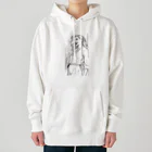 wtr3045の魅惑の塗り絵世界に浸る女性　２ Heavyweight Hoodie