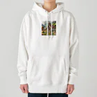 天使の館の教会で遊んでる天使たち Heavyweight Hoodie