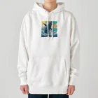 katami1の鯨 Heavyweight Hoodie