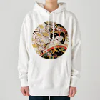 manyou-lab_Ukiyo-eの浮世絵 美人画 Ukiyoe beauty painting [UB-NIJI06-SR001-0004] Heavyweight Hoodie