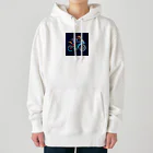 justraverのラインアートバイク（スーパーバイク） Heavyweight Hoodie