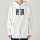 ai-open-202402のフェレット Heavyweight Hoodie