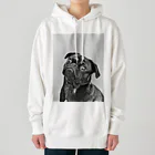 可愛い動物の犬 Heavyweight Hoodie