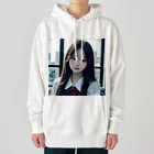 AI美女書架のAI美女子高生　アサミ Heavyweight Hoodie