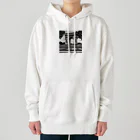 ai美女ショップの凱旋門モノクロ⛩ Heavyweight Hoodie