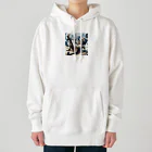 ニコネガショップの怠惰なゾンビ君 Heavyweight Hoodie