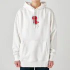 フラットザウルスの癒しのレッドザウルス Heavyweight Hoodie