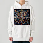 トトベス(T∴B∴M∴)🕊️のフクロウさんのメルヘン絵本🦉サイケデリックタリスマン Heavyweight Hoodie