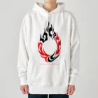 ファンシーTシャツ屋のクールなトライバル炎のタトゥーデザイン Heavyweight Hoodie