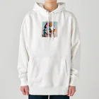 yumiceのice meets オリガミハリネズミ Heavyweight Hoodie