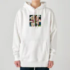 noaru633のドット絵のユリ Heavyweight Hoodie