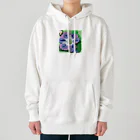 noaru633のドット絵のヒルガオ Heavyweight Hoodie