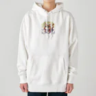 アニマルグッズストア　OPIの天国に来た茶色い猫 Heavyweight Hoodie