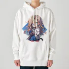 honoka_tの金髪ちびキャラ美少女 Heavyweight Hoodie