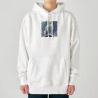 TToyaのシロフクロウ Heavyweight Hoodie