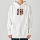 kawaiidoubututatiのいくらおにぎり Heavyweight Hoodie