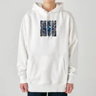 G-EICHISの宝石の様に輝くブルークリスタル Heavyweight Hoodie