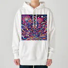 トトベス(T∴B∴M∴)🕊️の神聖リリスちゃん神殿 🌈💞31.サイケデリック宇宙アーケード商店街 Heavyweight Hoodie