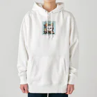 コウヘイの猫電車 Heavyweight Hoodie