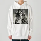 American Comic StyleのAmerican Comic 90’s Woman Mono Heavyweight Hoodie