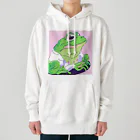 カエルグッズの渋い可愛いカエル Heavyweight Hoodie