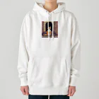 masaのトンネルで遊んでいる猫 Heavyweight Hoodie