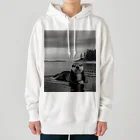 モノアニのカメラ目線のラッコ Heavyweight Hoodie