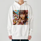 homarengeの和傘の女の子 Heavyweight Hoodie