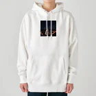 araiguma_shopの星を眺めているアライグマ Heavyweight Hoodie