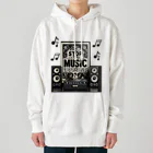 ロック堂のドントストップミュージック Heavyweight Hoodie