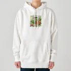 yuko_uのハピケロ〜ピクニック Heavyweight Hoodie