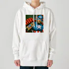 まいけんの怪しいアメコミヒーロー maiken Heavyweight Hoodie