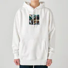 アニマル達の温泉旅館を営むカピパラ Heavyweight Hoodie