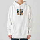 jkmurataの運動大好きなおしゃれネコ Heavyweight Hoodie