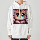 yos-1292583のねこニコばん Heavyweight Hoodie