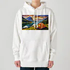 Kz_25@アウトドアーのキャンプファッション -Sunrise- Heavyweight Hoodie