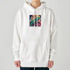 yuko_uの月とカメレオン Heavyweight Hoodie