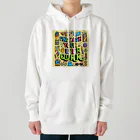 Muppiiのクイーキーポップ・エクスプレス：ビビッドな個性大解放！ Heavyweight Hoodie