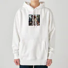 sadajapanの家族の帰りを待つコーイケルホンディエ Heavyweight Hoodie