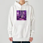 cryuのドット絵ピクセル少女 Heavyweight Hoodie