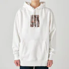 AQUAMETAVERSEのバラの花束と女性　なでしこ1478 Heavyweight Hoodie