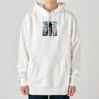 Irregular is beautifulのSanctuary of the Sea: Pathway to Serenity Heavyweight Hoodie