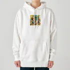 ほっこり絵音舎のぼくのすごいはつめい Heavyweight Hoodie